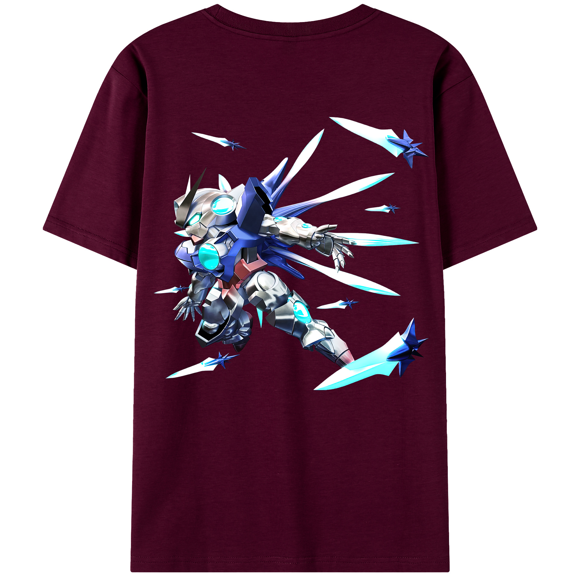 （画像用） 機動戦士ガンダム Mobile Suit Gundam レディース半袖Tシャツ(バックプリント)